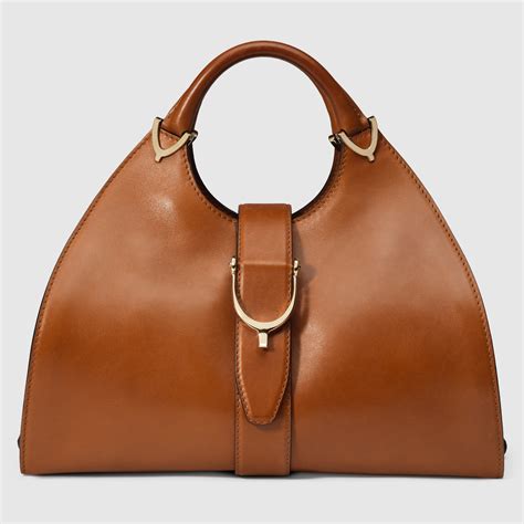 gucci stirrup bag price|Gucci leather shoulder bag.